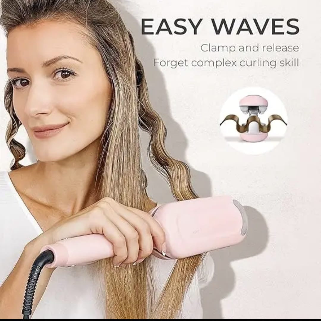 GlowHair FrenchWave 32™ – Rizador Profesional de Ondas Voluminosas