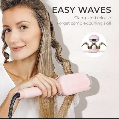 GlowHair FrenchWave 32™ – Rizador Profesional de Ondas Voluminosas