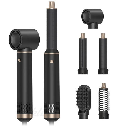 GlowHair AirStyler 5-in-1™ – Secador y Moldeador Multifunción
