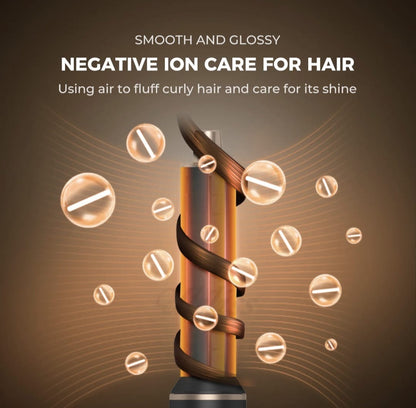 GlowHair AirStyler 5-in-1™ – Secador y Moldeador Multifunción