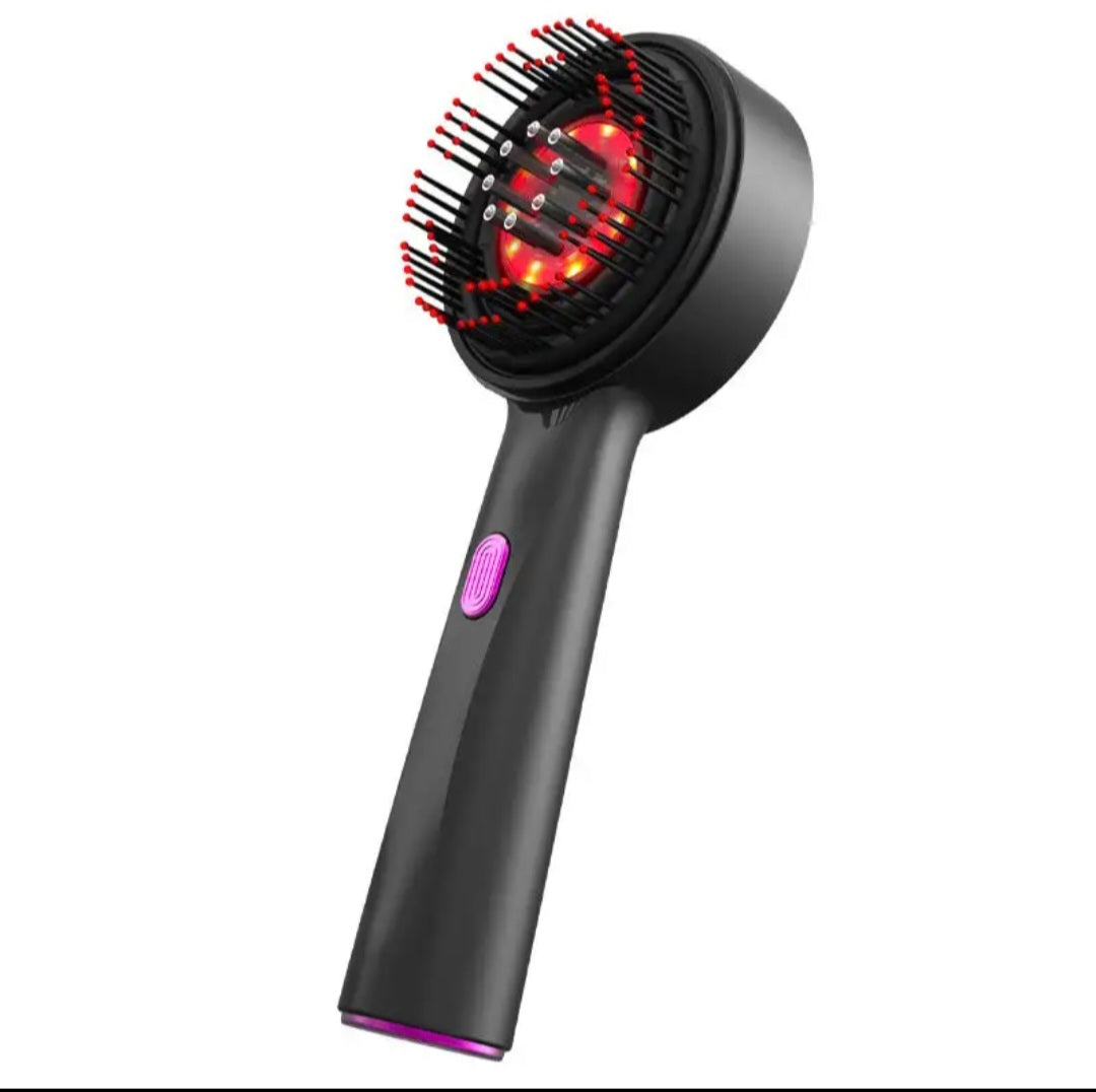 Masajeador Eléctrico Portátil para el Cabello con Terapia de Luz Roja .