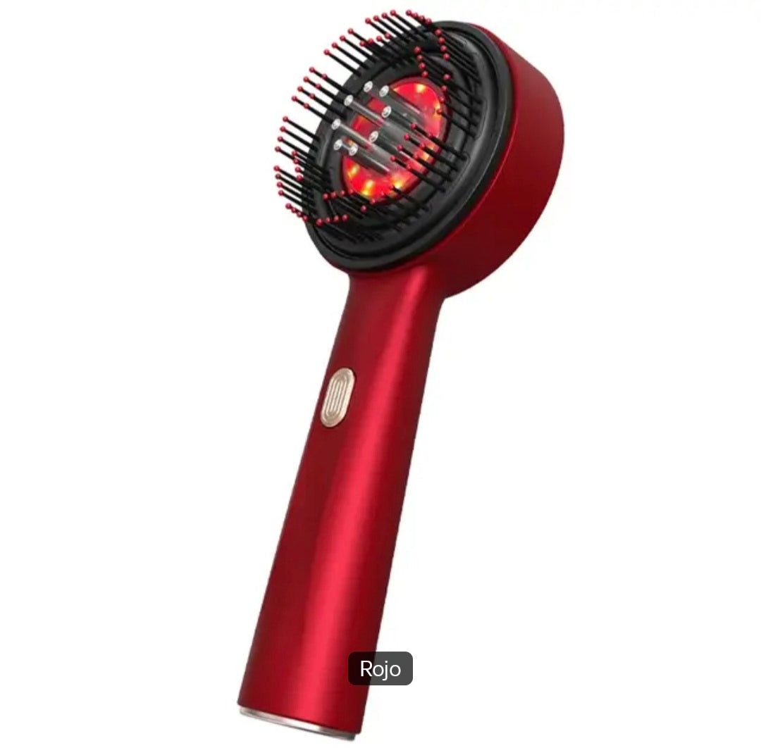 Masajeador Eléctrico Portátil para el Cabello con Terapia de Luz Roja .